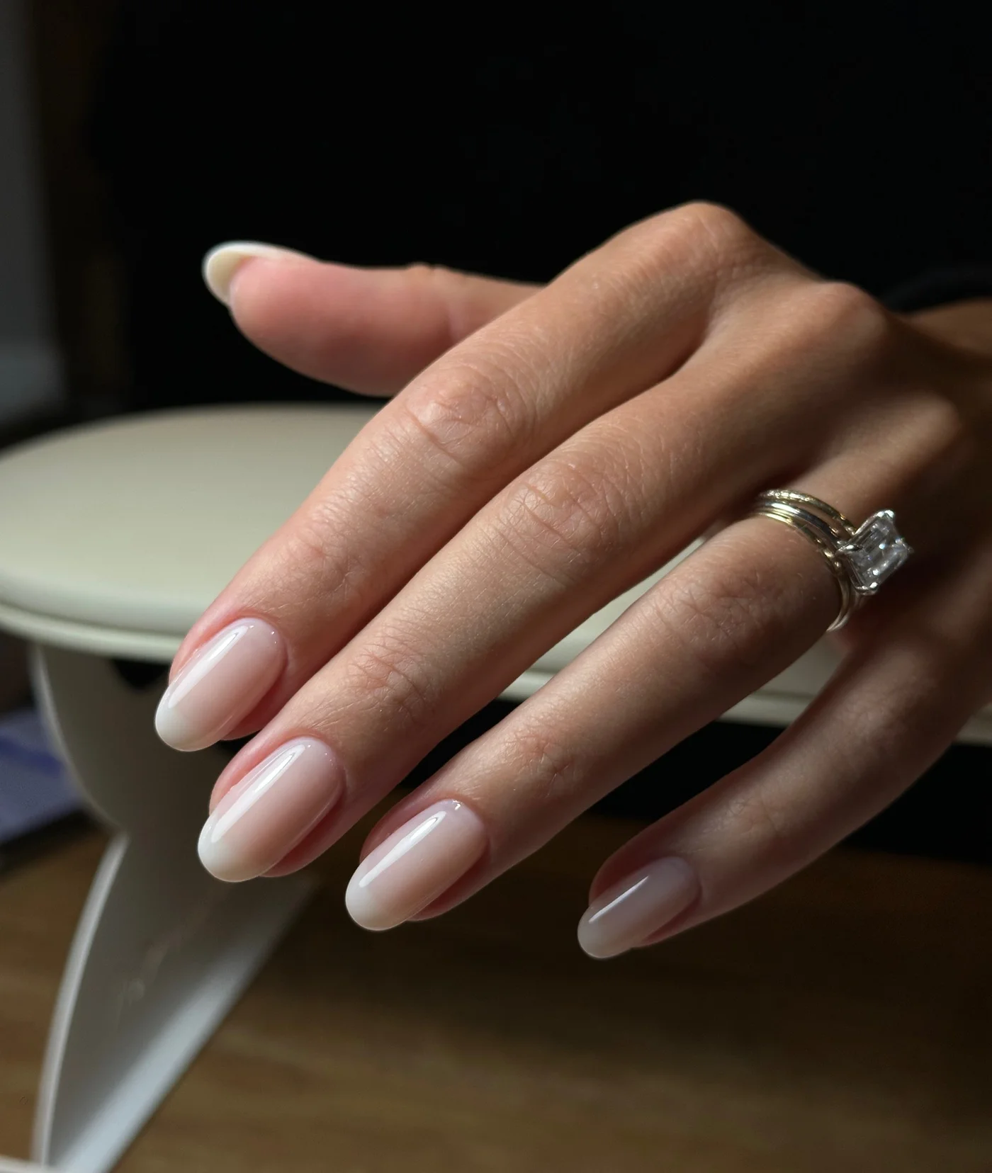 Soft ombré manicure by Polish & Posh
